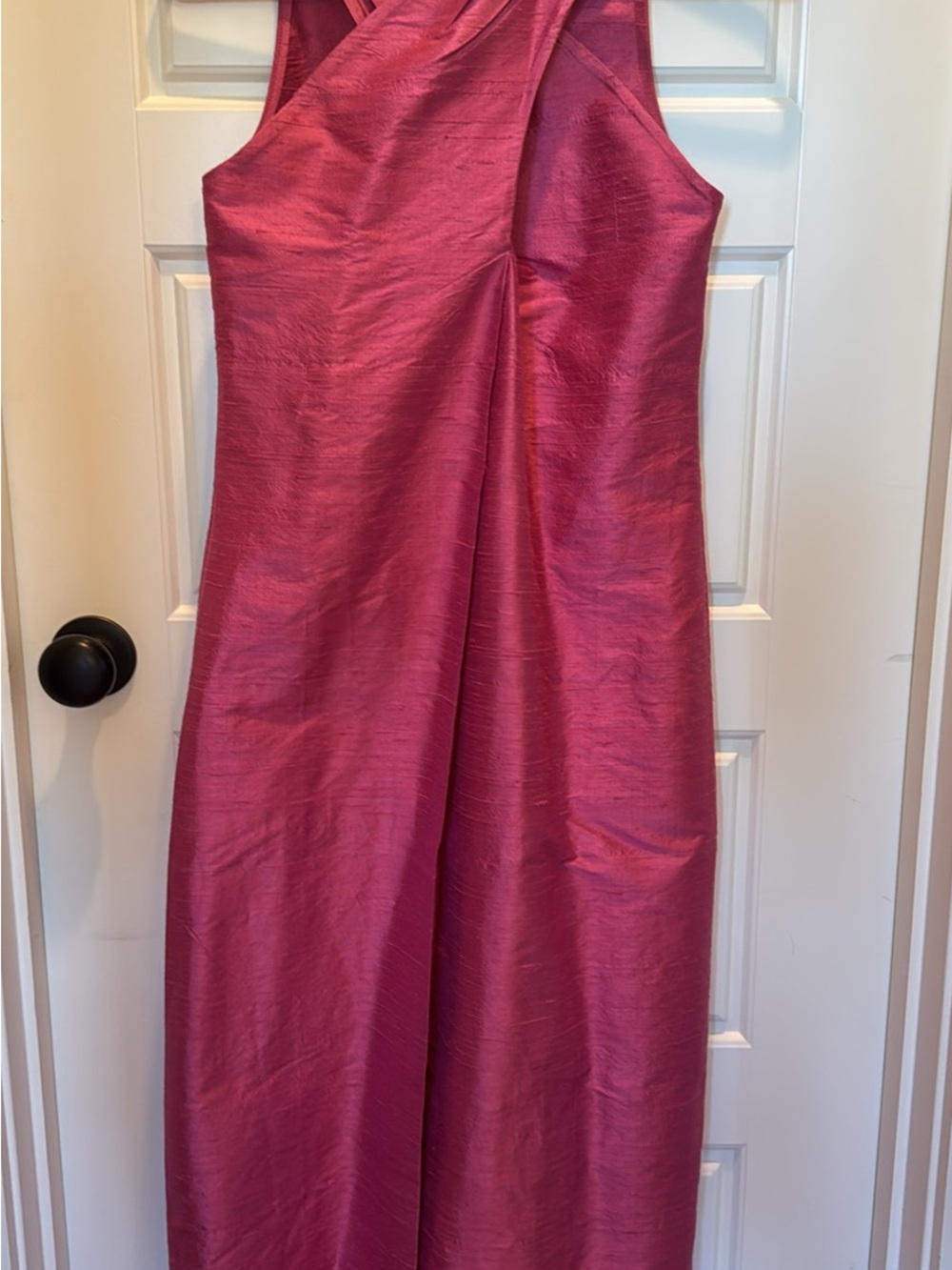 NWT Julia Amory Camille Dress Dupioni Silk Pink Size XS